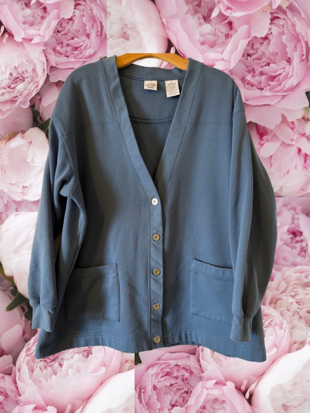 Vintage Button Down Cardigan SJB Active 2X